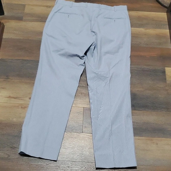 JB britches made in Italy seersucker striped torino flat front pants - Picture 7 of 7